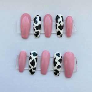 custom press-on nails! (make your own/predesigned)